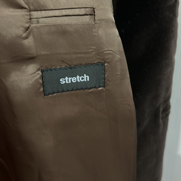 Hugo Boss Velvet Brown Lined Classic Blazer Size Large - Picture 7 of 11